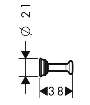 Крючок Axor Montreux 42137000