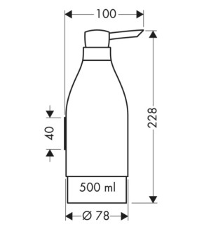 Дозатор Axor Starck 40819000