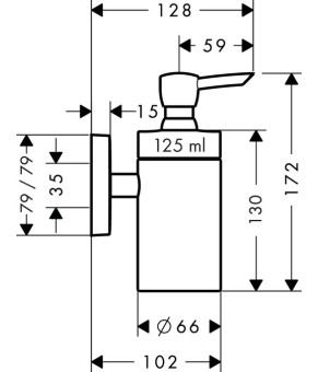Диспенсер Hansgrohe PuraVida 41503000