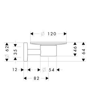 Мыльница Hansgrohe Logis 40515820