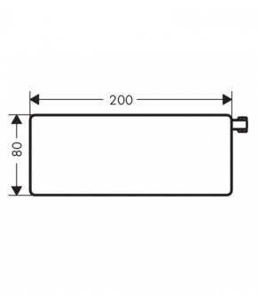 Мыльница для душа Hansgrohe Casetta E 26511600