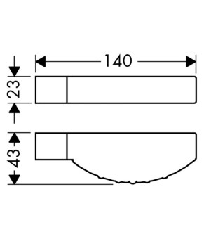 Мыльница Hansgrohe Cassetta 28675000