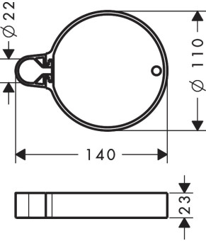 Мыльница Hansgrohe Cassetta 28678000