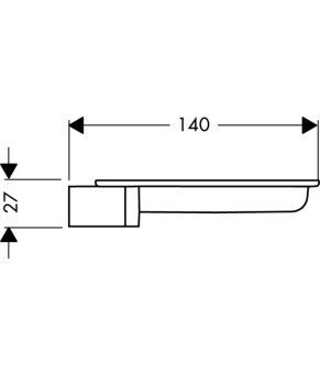 Мыльница Hansgrohe Cassetta 28684000