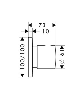 Запорный вентиль Axor Citterio 34920000