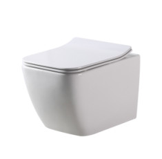 купити недорого Унитаз DUSEL CUBIS подвесной DWHT10201030R с сиденьем Soft Close дюропласт