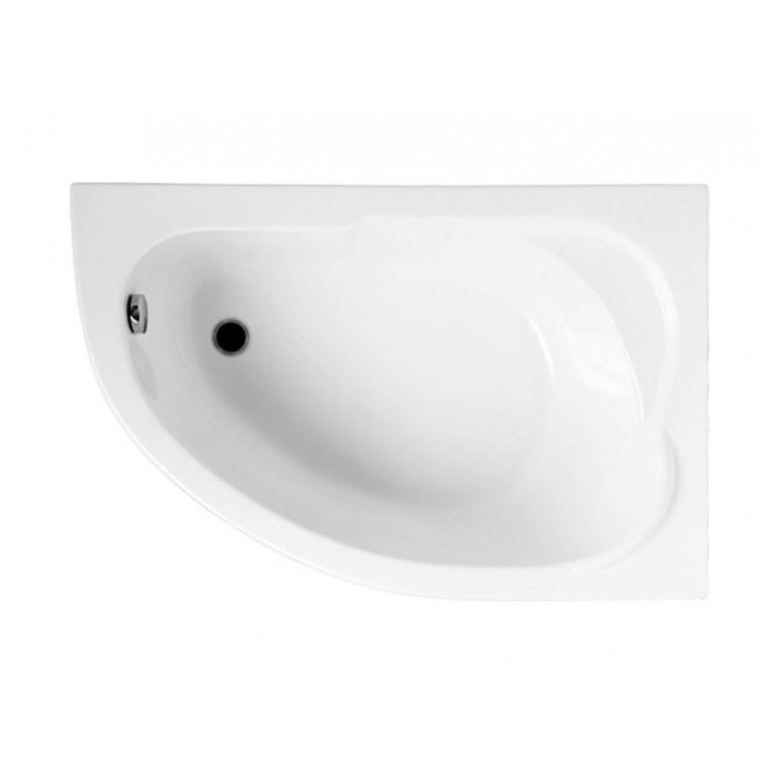 Ванна асиметрична 130х85 см П Polimat STANDARD 00343