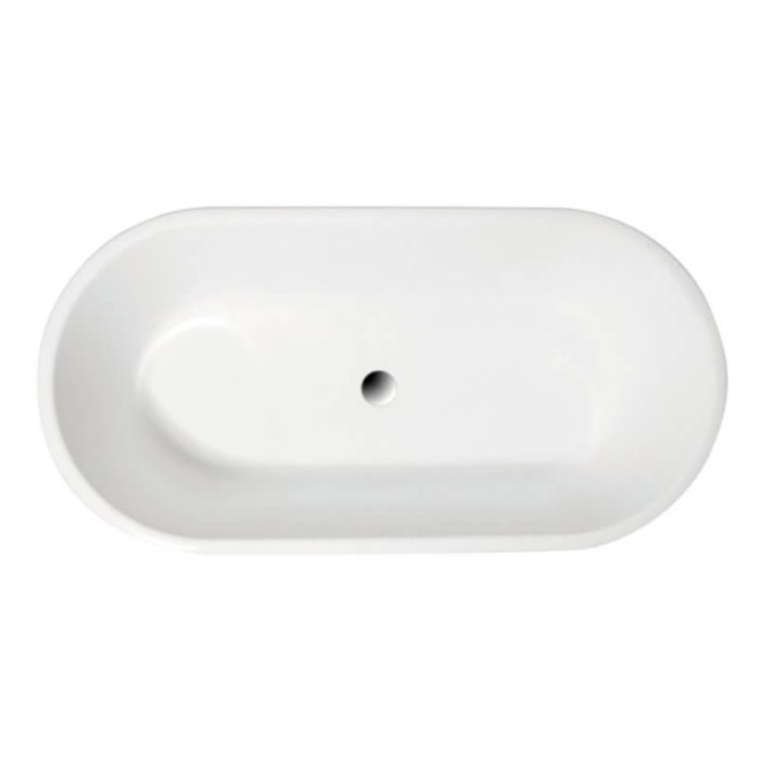 Ванна окрема 150х75 см Polimat AMONA NEW 00058 чорний