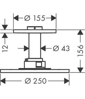 Верхний душ Axor ShowerSolutions 35297000