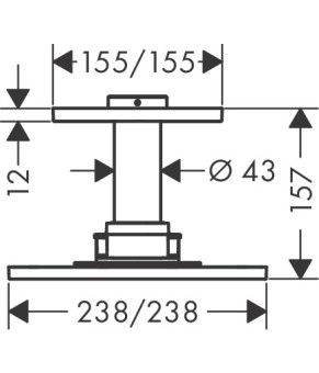 Верхний душ Axor ShowerSolutions 35308350