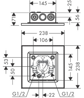 Верхний душ Axor ShowerSolutions 35309350