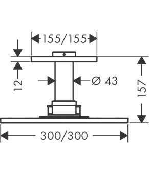 Верхний душ Axor ShowerSolutions 35320000