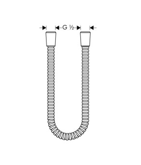 Металлический шланг Axor Flexible 28116820