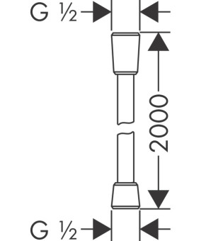 Душевой шланг Axor 28624000