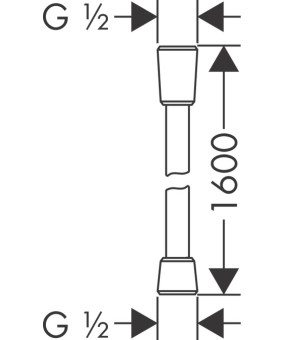 Душевой шланг Axor 28626000