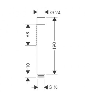 Душевая лейка Axor Starck 28532350