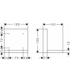 Полка Axor Starck 40872000