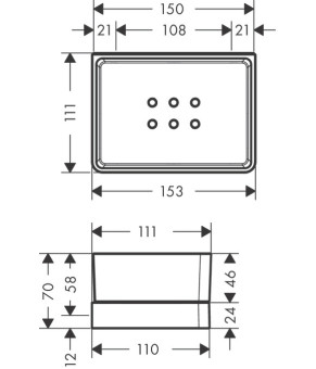 Полка Axor Universal 42802000