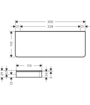 Полка Axor Universal 42838350