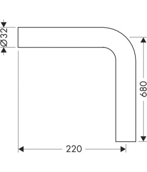 Труба литая Axor 51313000