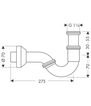 Сифон Axor 51315000