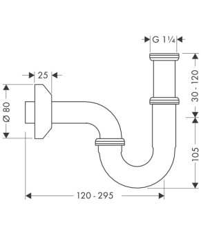 Сифон Axor 51321000