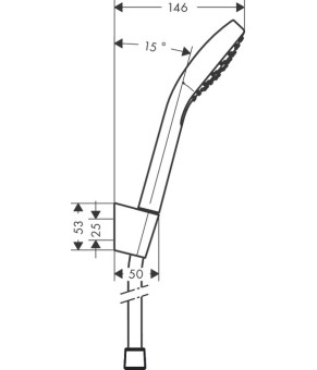 Душевой набор Hansgrohe Croma Select E 26424400