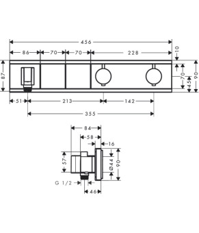 Смеситель Hansgrohe RainSelect FS 15355000