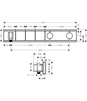 Смеситель Hansgrohe RainSelect FS 15356000