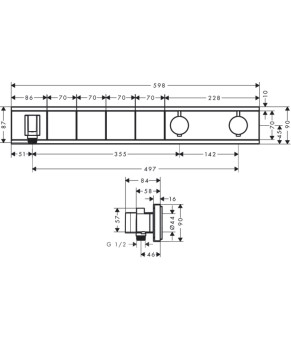 Смеситель Hansgrohe RainSelect FS 15357000