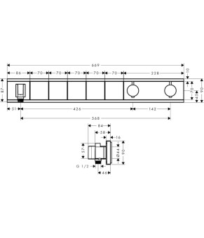 Смеситель Hansgrohe RainSelect FS 15358600