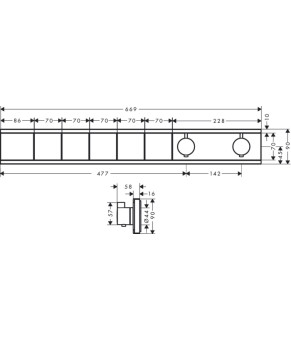 Смеситель Hansgrohe RainSelect FS 15384000