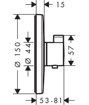 Смеситель Hansgrohe Ecostat S 15755000
