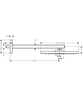 Верхний душ Hansgrohe Raindance E 26238670