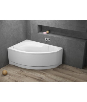 Ванна асимметричная 160x100 см Л Polimat MAREA 00534