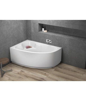 Ванна асимметричная 140х90 см Л Polimat NOEL 00777