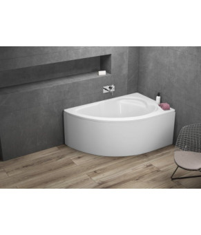 Ванна асимметричная 130х85 см П Polimat STANDARD 00343