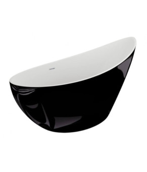 Ванна отдельно стоящая 180х80 см Polimat ZOE 00257 черный