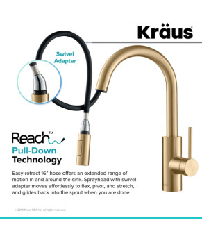 Смеситель Kraus KPF-2620BB