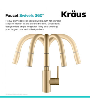 Смеситель Kraus KPF-2620BB