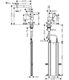 Смеситель Hansgrohe Talis 72809000