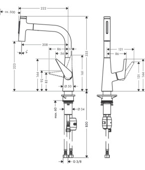 Смеситель Hansgrohe Talis Select S 72824000