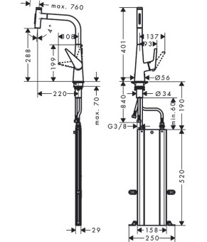 Смеситель Hansgrohe Talis M5117-H300 73867000