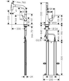 Смеситель Hansgrohe Talis M5117-H220 73868000