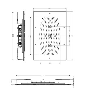 Верхний душ Hansgrohe Rainmaker 28417000