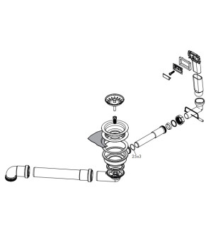 Сифон Hansgrohe D16-10 43927000