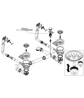 Сифон Hansgrohe D15-11 43932800