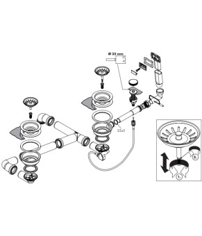 Сифон Hansgrohe D17-11 43938000