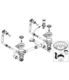 Сифон Hansgrohe D15-12 43942800