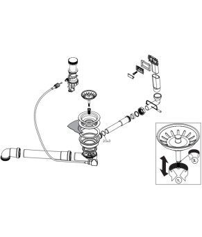 Сифон Hansgrohe D16-12 43947000